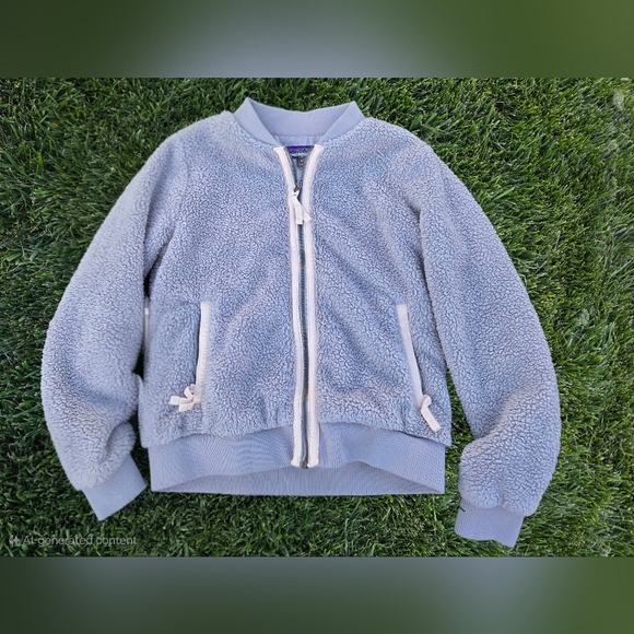 Womens MED Patagonia (Patagonia) Los Gatos Bomber Jacket Windproof Fleece Used - Picture 3 of 8